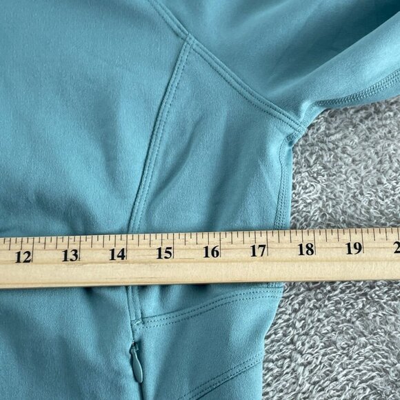 Jockey Womens Aqua Blue Zip-Up Activewear Jacket M Polyester & Spandex NWT 1585 - Picture 6 of 10